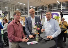 Marcel van Santen (Kwekerij Figaro), Dirk-Jan van Daalen (Van Daalen Waterbassins) en Rob Zwaard (UVAR Holland).