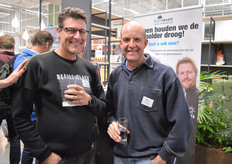 Marcel van der Knaap (Rimato Trostomatenkwekerij) en René van Paasen (Greenco).
