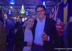 Arnold de Kievit van Oreon met zijn vrouw Carmen