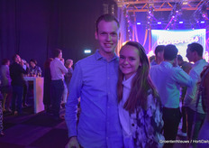 Pieter Ammerlaan (Havecon) met zijn vriendin