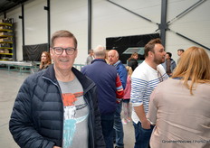 Bekende gezichten op de open dag - Rob Grootscholten kwam kijken.