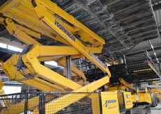 Een mooie opstelling met grote machines.Het blijft je verbazen hoe groot die platforms zijn. 