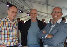 Dirk Jan Turkenburg en Henk Kok (Royal Brinkman) met Pleun van Duijn (Gebr. Van Duijn)