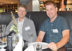 Steve van der Kooy (Ontario plants propagation) and Phil Johnson (Grodan)