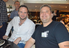 Thomas Peters (Grodan) and Mike Guenther (Houweling Nurseries)