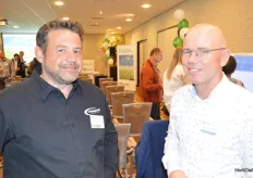 Andrew Heijnen (Ontario Plant Propagation) and Peter Reinders (Rijk Zwaan)