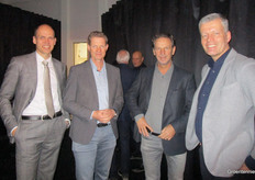 Ronald Boers van BOAL Group, Jan Schuttrups en Ton van Mil van Royal Brinkman en Jaco de Vries van Priva