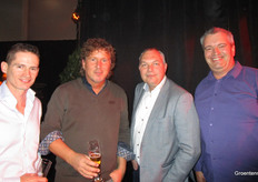Chris Aarts van C&E Draad Bewerking, Marcel Schulte van HollandGaas, Jos Borgdorff van Borgdorff Makelaars en Johan van Erven van Ridder