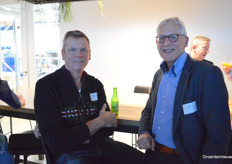 Bert van Ruijven (Arcadia Chrysanten) en Aad Kester (Ruitenburg adviseurs & accountants)