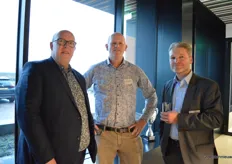 Ed van Zanten (Rabobank), Gerard van den Bos (Cargoboss) en Arjan Hoogerbrugge (Flynth Adviseurs en Accountants)