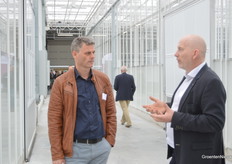 Alwin Scholten van PlantoSys en Marcel Dings (Berry Briljant/Brookberries)
