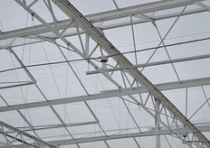 In het ISFC gaat ook met belichting gewerkt worden. Nu hangen er enkel nog LED-bollen, maar de bedoeling is dat er nog meer belichting volgt.