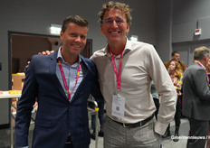Perry Dekkers van Growers United en Roland van Gulik van Greenwear.