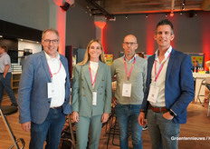 Team Grodan: Alex van Os, Paulina Florax, Huub Hermus en Dennis Arnts.