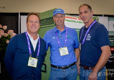 Gert-Jan Zantingh (Zantingh), Toine van der Knaap (St. Davids Hydroponics) en Hans Kuivenhoven (Big Stuff HVAC)