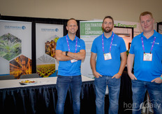 Sonny Moerenhout, Brady Green en Tim van Hissenhoven (Cultivators) gingen liever vóór dan na de borrels op de foto.