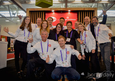 Team Royal Brinkman op een met Kam’s Growers Supply gedeelde stand. Begin dit jaar werd de overname van Kam’s door Royal Brinkman aangekondigd.