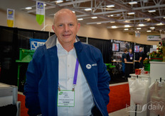 Art van Rijn (Artechno) was vanuit zijn woonplaats in Noord-Amerika naar de Canadian Greenhouse Conference gekomen.