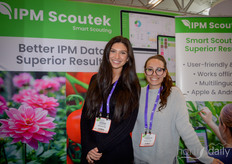 Arianna D’Agostini en Samantha Hryniuk (IPM Scoutek) wijzen erop dat hoe groter de kassen worden, hoe moeilijker het voor de teler zelf is om zelf de hele kas op ziekten en plagen te blijven monitoren