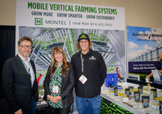 Yves Belanger en Line Magier (Montel) deelden een stand met Isaac Maurice (Green Planet Wholesale).