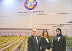 Cenk Cinar, Fatma Demir en Feyza van het Turkse bedrijf Istanbul Sera Plastik