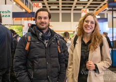 Mario Gatineau en Careen Bauer met Potager Farms. Hun boerderij zal naar verwachting medio 2023 in productie gaan.