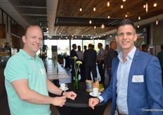 Peter Prins (Floricultura) en Dennis Arnts (Grodan)