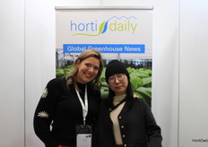 Eelkje Pulley en Chinese collega Rong Lua (HortiDaily)