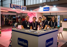 Het LumLux team: Rocky Zhang, Jady Wu, Amber When, Sunny Rao, Shelly Chen