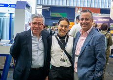 Homeio Ontiveros (AgTech América), Carolina Garcia & Mauricio Manotas, Excalibur Plastics