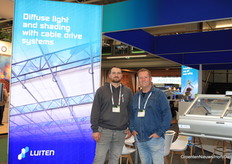 Arie Luiten (Luiten Greenhouses) en Brandon Bergman (LGT)