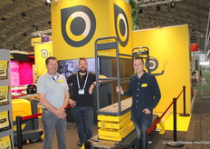 Leon Verkoelen, Mattijs van Loon en Tim Jacobs (Bogaerts Greenhouse Logistics)