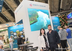 Rachel Zhou en Tim van Kester (Debets Schalke)