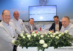 Willem Vriezen, Ronald Kloppenburg (Huisman Scherming), Laurens Besemer (Ventiguard), Martijn van Staalduinen en Dave Boer (Huisman Scherming)