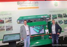 Voor de BioBull: Bram Aleven (Agro Techniek Oosterink) en John Tijlhof (Hortimat)