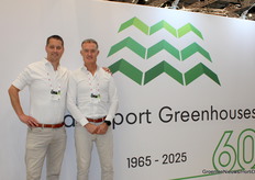 Jorn Hebels en Lucien Knetemann (Glasimport Greenhouses)