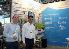 Tijd om te schitteren voor de technici met Wireless Value. Feike Oenema en Niki Pruis.