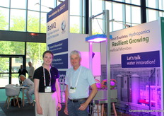 Kirsten en Freddy Dekkers (Water IQ) terug op GreenTech met BioNIQ en een nieuw teeltsysteem.