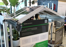 Hermans Energy Solutions was met zonnepanelensystemen aanwezig op een beursplein waar verschillende technische oplossingen werden getoond.