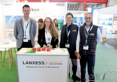 Rens van Nieuwenhoven, Monika Ebener, Kathrin Ling, Julien Collet (Lanxess)