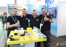 Joakim Haggblom, Adam Sandstrom, Janne Makisalo, Auke Eizinga (Primo Groep)