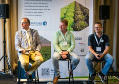 Discussie over teelt over de hele wereld met Tristan Fischer, Fischer Farms, Tim van Hissenhoven, Cultivators, en Paul Ruser, Gebr Meier