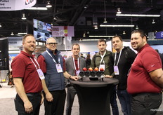 Team Aweta Americas met enkele bezoekers