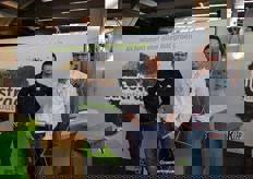 Wim Voogt (Klep Substraat Optimaal) en Roel Bloemert (ICL Speciality Fertilizers)