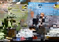 Owen Lane & Razvan Iftimicuc van XL Horticulture, leverancier van diverse tuinbouwbenodigdheden 