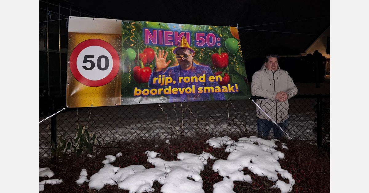 Nieki van der Burg (So Unique Paprika's) 50 jaar geworden