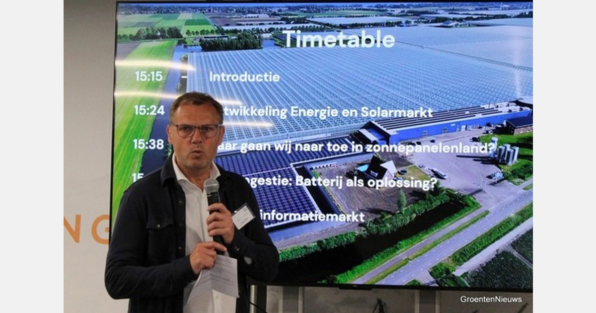 "Laat opwekking van zonnestroom voor u werken"