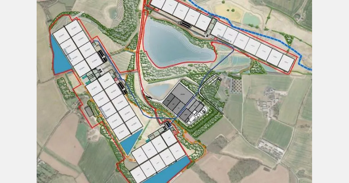 Plans for a 40-hectare greenhouse in Essex, England