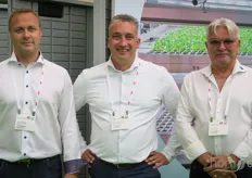 Jacob Sorensen, Xander van de Zande and Bo Jørgensen, Danish-Dutch partners in international horticulture market.