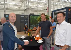 Richard Wubben (Plantise), Rick van Schie (Fa van Schie) en Ferry Adegeest (TVA Growers)